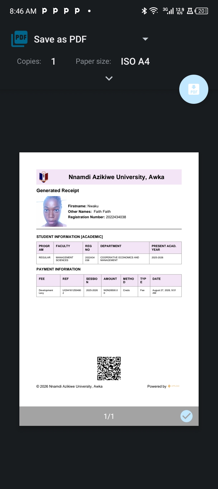 Urgent Request for Manual Course Registration Clearance – Final Year Student
